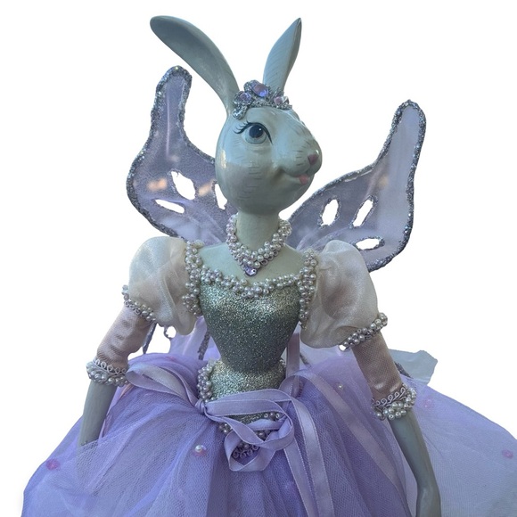 KATHERINE Katherine’s Collection Wayne Kleski Bunny Ballerina Fairy Figure with Stand